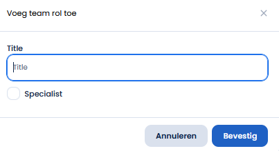 voeg team rol toe