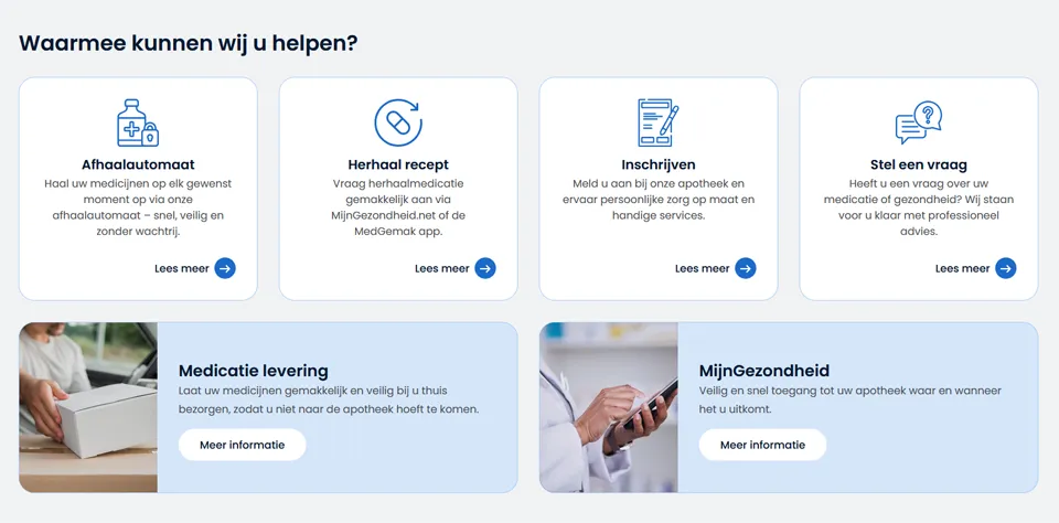 uitgelichte diensten